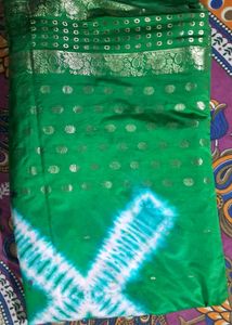 A Tri Color Saree One Two Time Used