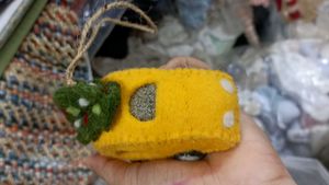 Handmade Felt Car Ornament