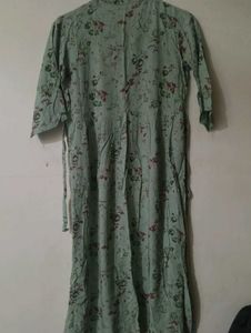 Floral Print Kurta Dress