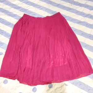 Hot Pink medium length Skirt 🍒