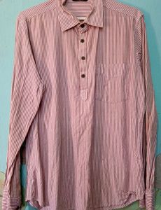 Melange Kurta Type Shirt.