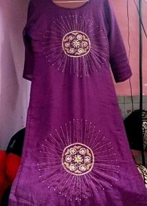 💕Beautiful Purple Designer Ladies Kurti💕