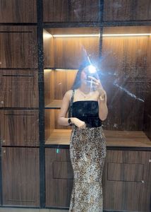 Animal Print Skirt & Top Set