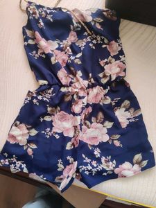 Floral Print Romper
