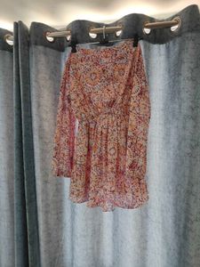 Floral Print Mini Dress