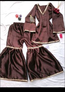 Brown Kurta Set