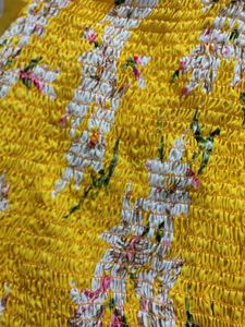 Floral Yellow Top:3