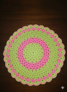 Handmade Crochet Doily Pack Of 6