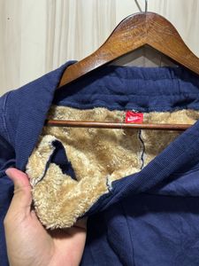 Nike Navy Blue Sherpa Fleece Lined Sweatpants