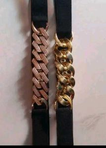 Golden Dimond Belt Combo Of Four