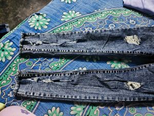 Ripped Denim Jeans