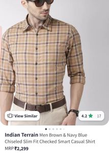 Indian Terrain Semi Formal Shirt