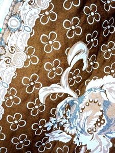 Brown Patterned Shawl