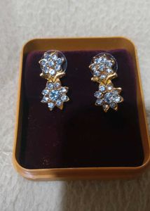 unused  one gram  earrings  with quality st