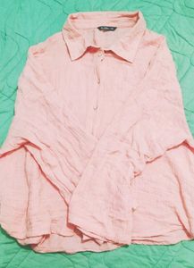 Pink Button-Down Shirt