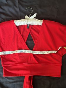Red Cropped Top