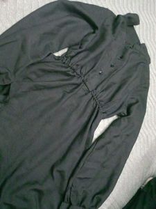 Black Bible Sleve One Piece Dress