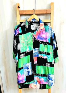 Colorful Patterned Shirt Size-46-48