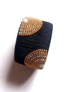 Silk Thread Black Kada