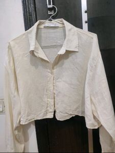 bershka cropped shirt