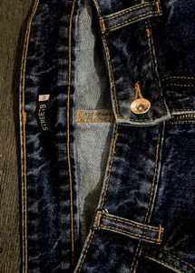 Ripped flared Denim For Sale