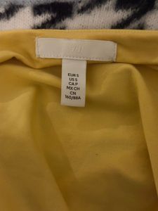 Yellow Sleeveless Tank Top