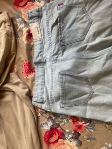 Light Wash Wide Leg Baggy korean Jeans
