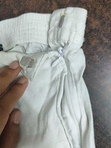 Wide Leg White Plazzo