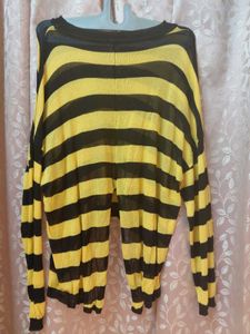 Striped Yellow &amp; Black Top