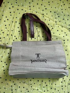 Tanishq Jute Bag For Jewellery - Big