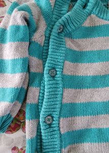Sweater And Cap For 3-6months Baby