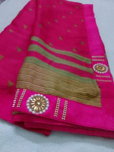 Stone Work Saree