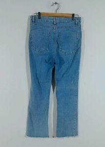 High Waisted Blue Jeans