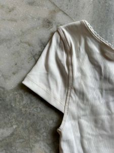 H&amp;M White Mini Dress