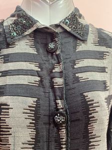 Elegant Black Printed 3 Pcs Set