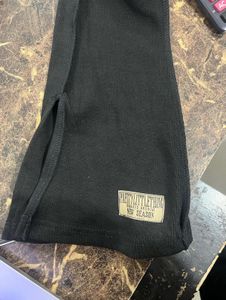 PrettyLittleThing Black Ribbed Crop Top