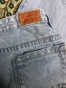 Levis High Waist Straight Denim Jeans
