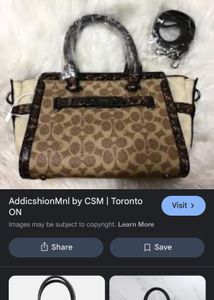 Coach Signature Handbag