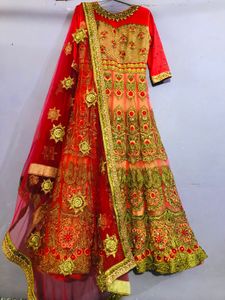 Elegant Embroidered Anarkali Suit