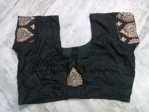 Beautiful Partywear Stitched Black Blouse 👚