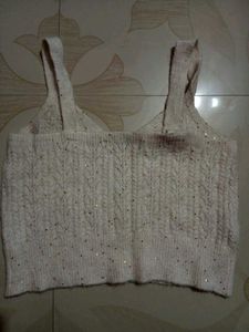 Knit like Crop Top