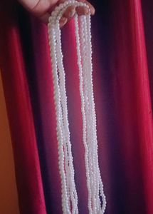 Elegant White Pear Necklace For Sale Perfect