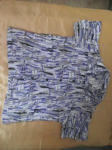 Abstract Print Blouse