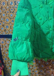 Green Quilted Jacket