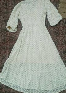 White Embroidered Dress