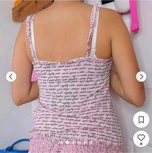 PINK CURSIVE hot Kiss CAMISOLE
