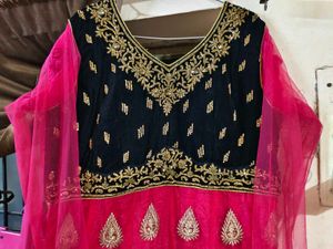 Anar Kali Dress Full Gear Daimond Work 🔥
