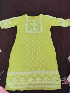 Elegant Green Kurta with skirt and dupatta