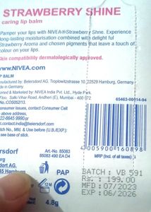 Nivea Lip Balm