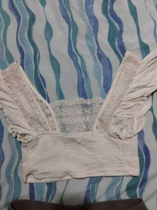 White Net Top